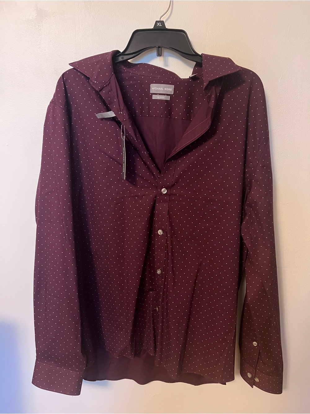 Michael Kors Men’s Slim Fit Button Up
